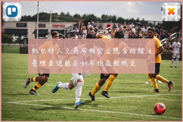 凯尔特人交易布朗背后隐含的赌注普理查德能否如布伦森般蜕变